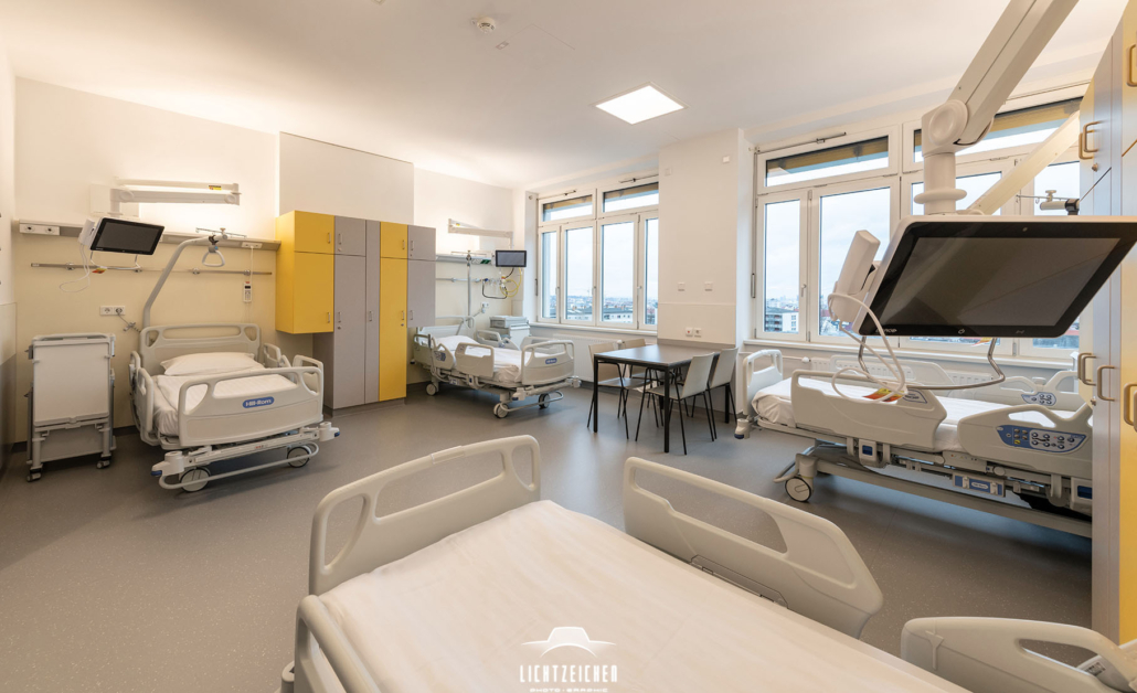 Architekturfotografie, Interieur-Fotografie, Krankenhaus