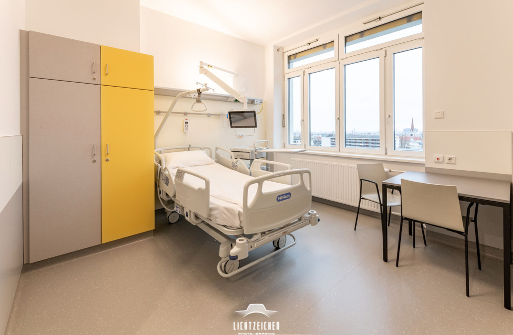 Architekturfotografie, Interieur-Fotografie, Krankenhaus