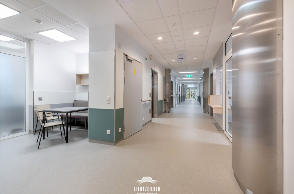 Architekturfotografie, Interieur-Fotografie, Krankenhaus