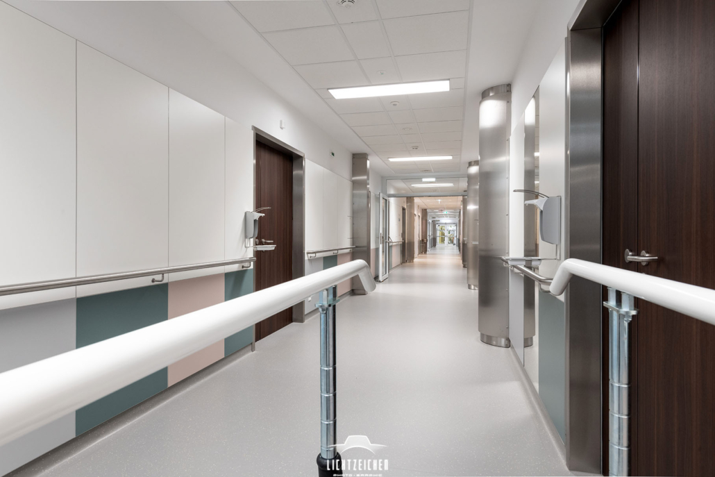 Architekturfotografie, Interieur-Fotografie, Krankenhaus