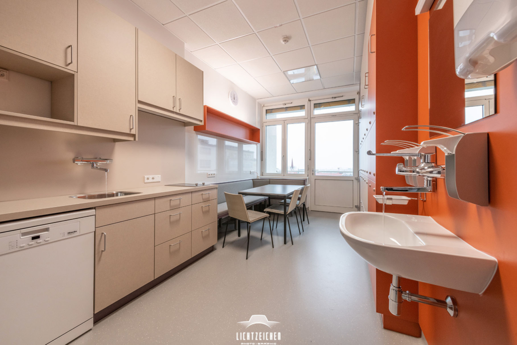 Architekturfotografie, Interieur-Fotografie, Krankenhaus