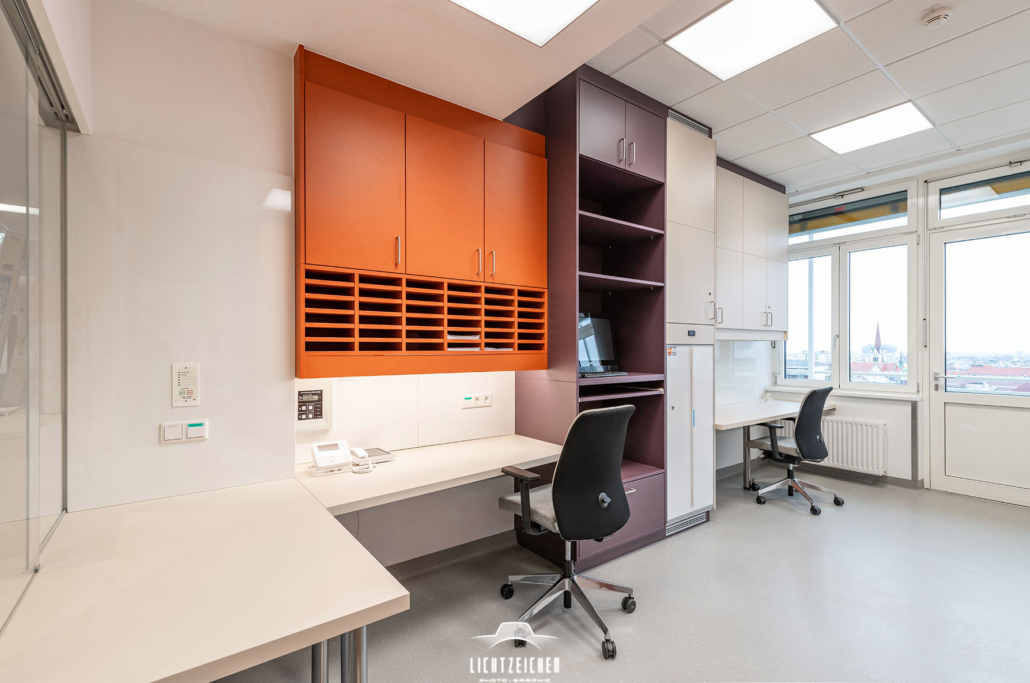 Architekturfotografie, Interieur-Fotografie, Krankenhaus