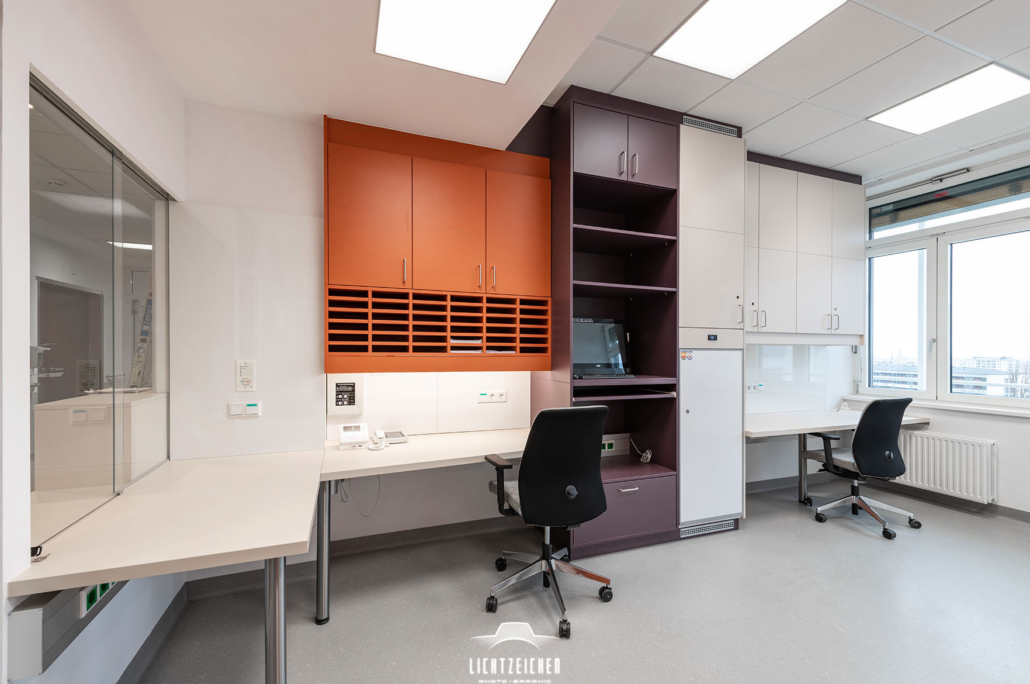 Architekturfotografie, Interieur-Fotografie, Krankenhaus
