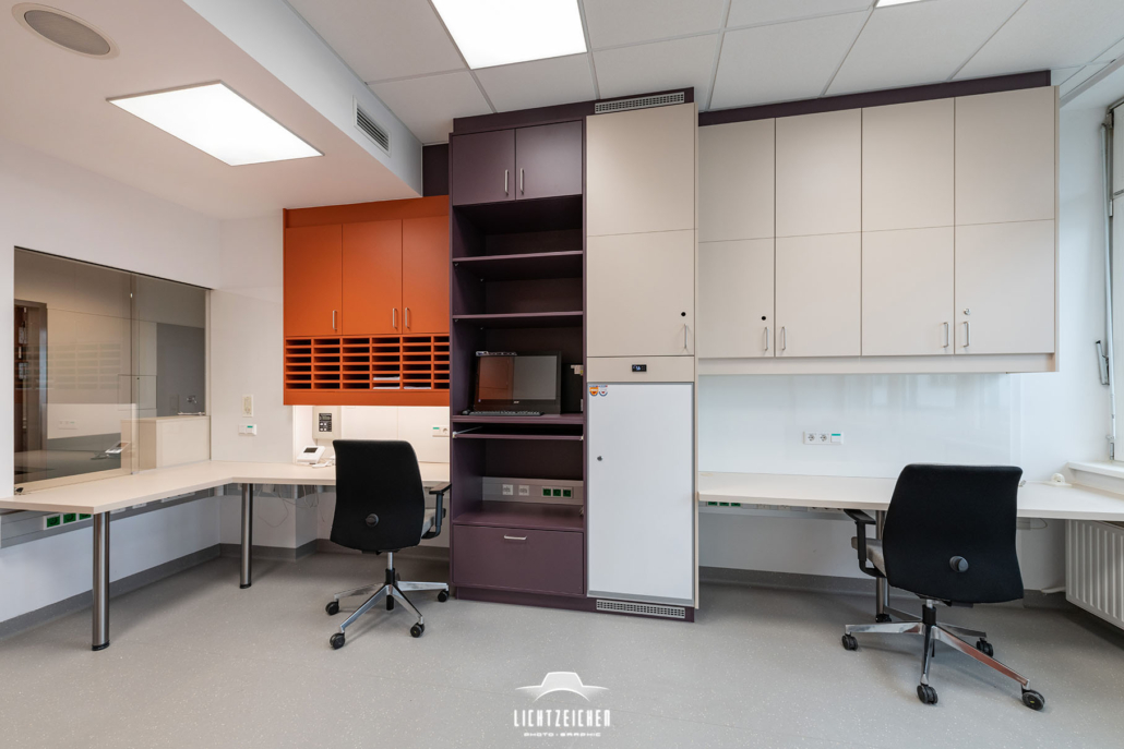 Architekturfotografie, Interieur-Fotografie, Krankenhaus