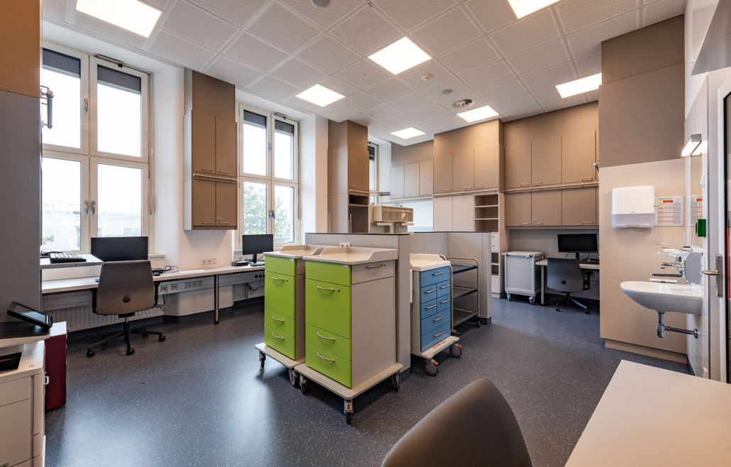 Architekturfotografie, Interieur-Fotografie, Krankenhaus
