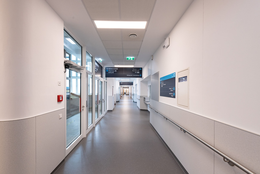 Architekturfotografie, Interieur-Fotografie, Krankenhaus