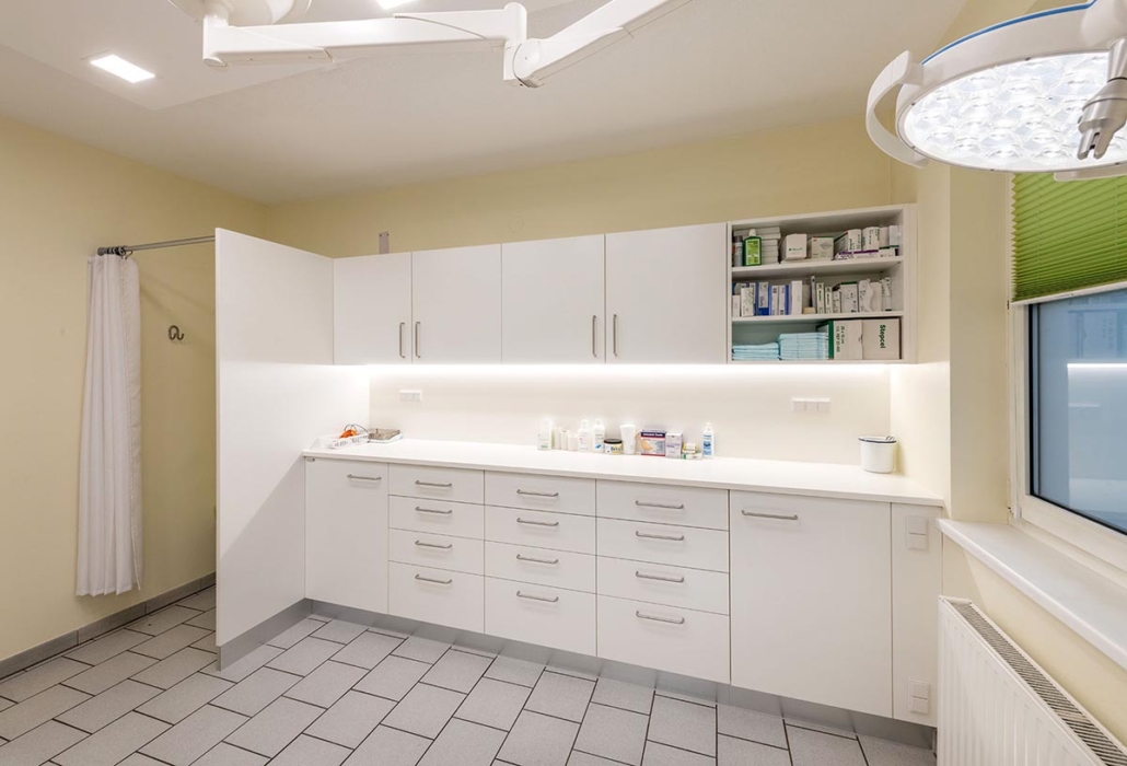 Interieur-Fotografie, Ordinationseinrichtung