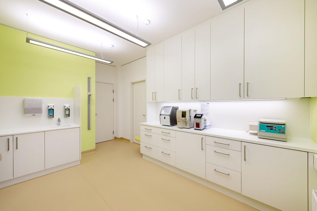 Interieur-Fotografie, Ordinationseinrichtung