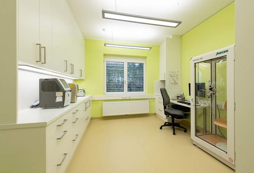 Interieur-Fotografie, Ordinationseinrichtung