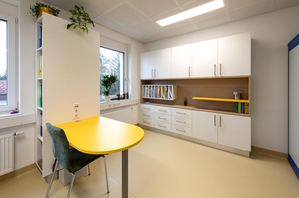 Interieur-Fotografie, Ordinationseinrichtung