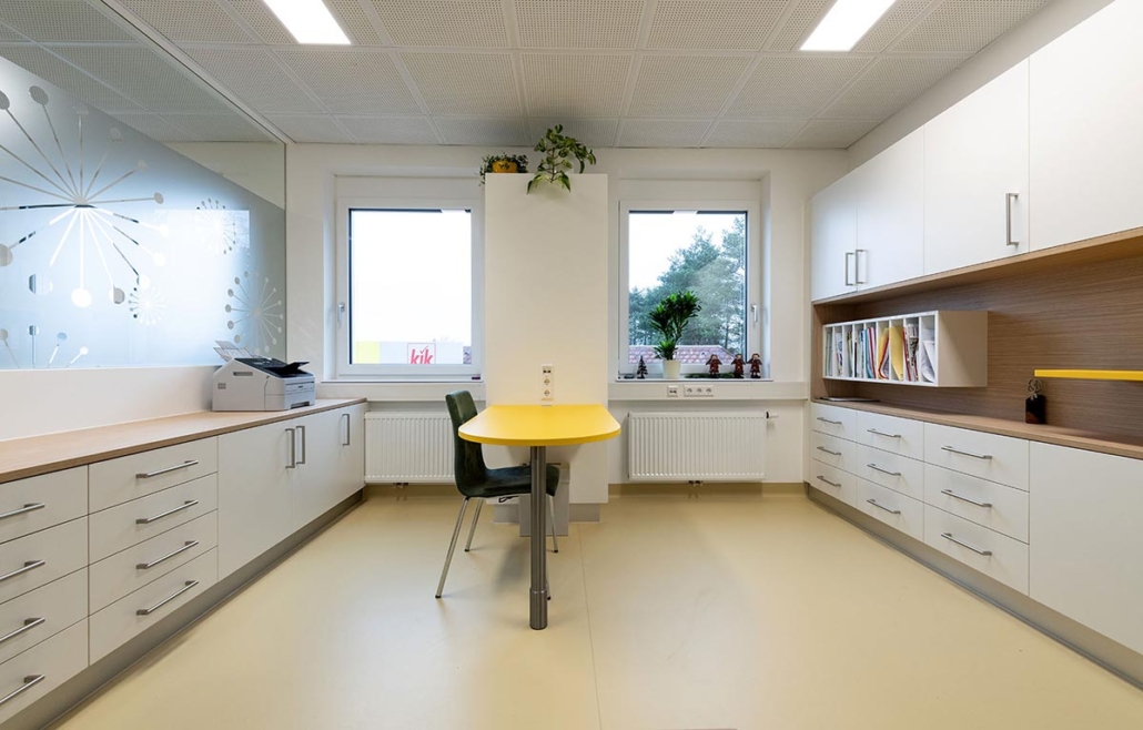 Interieur-Fotografie, Ordinationseinrichtung